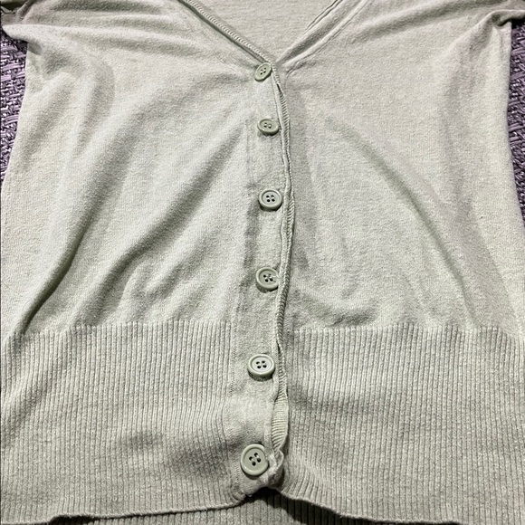 AS IS B.U.M. Equipment | Light Green Cardigan - Picture 5 of 10
